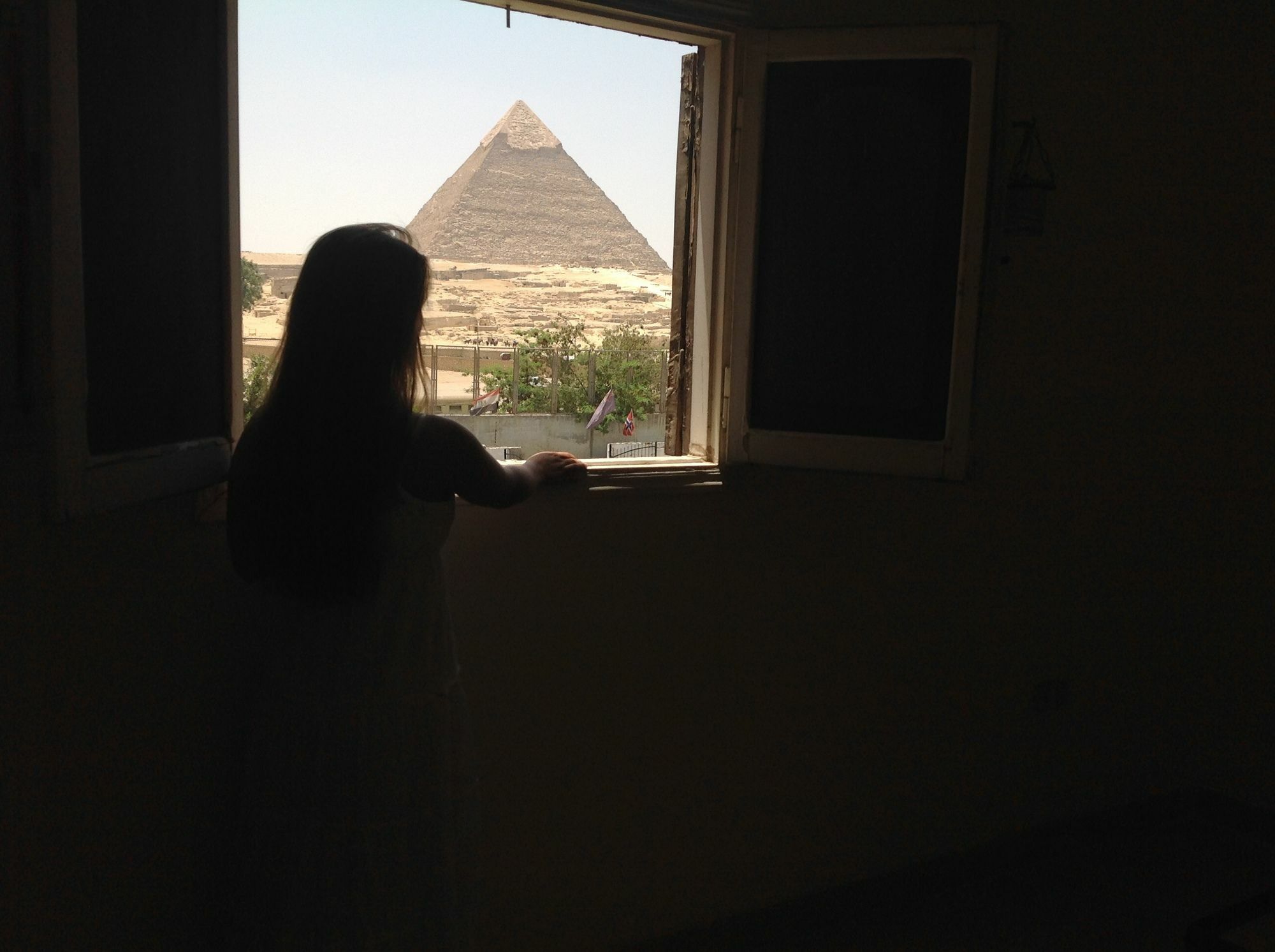 Pyramids Loft Homestay Kafret el-Gabal Eksteriør billede